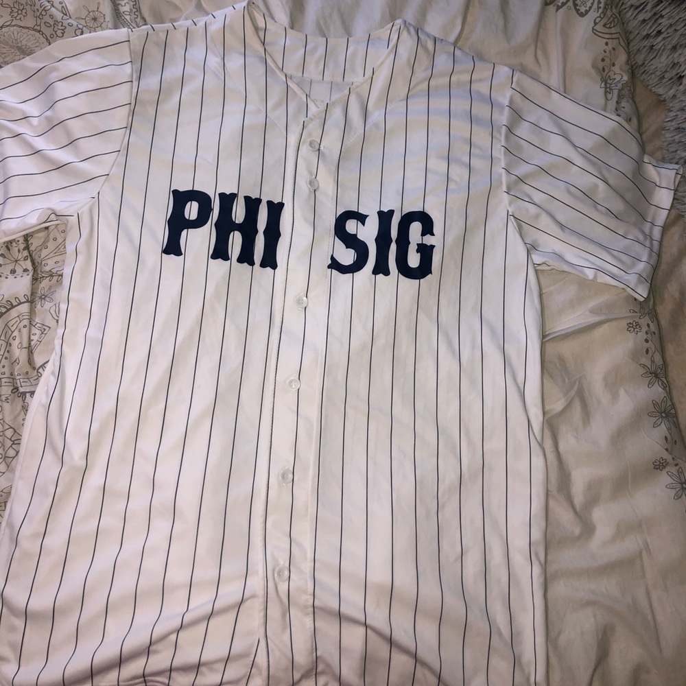 Phi Sig baseball jersey
